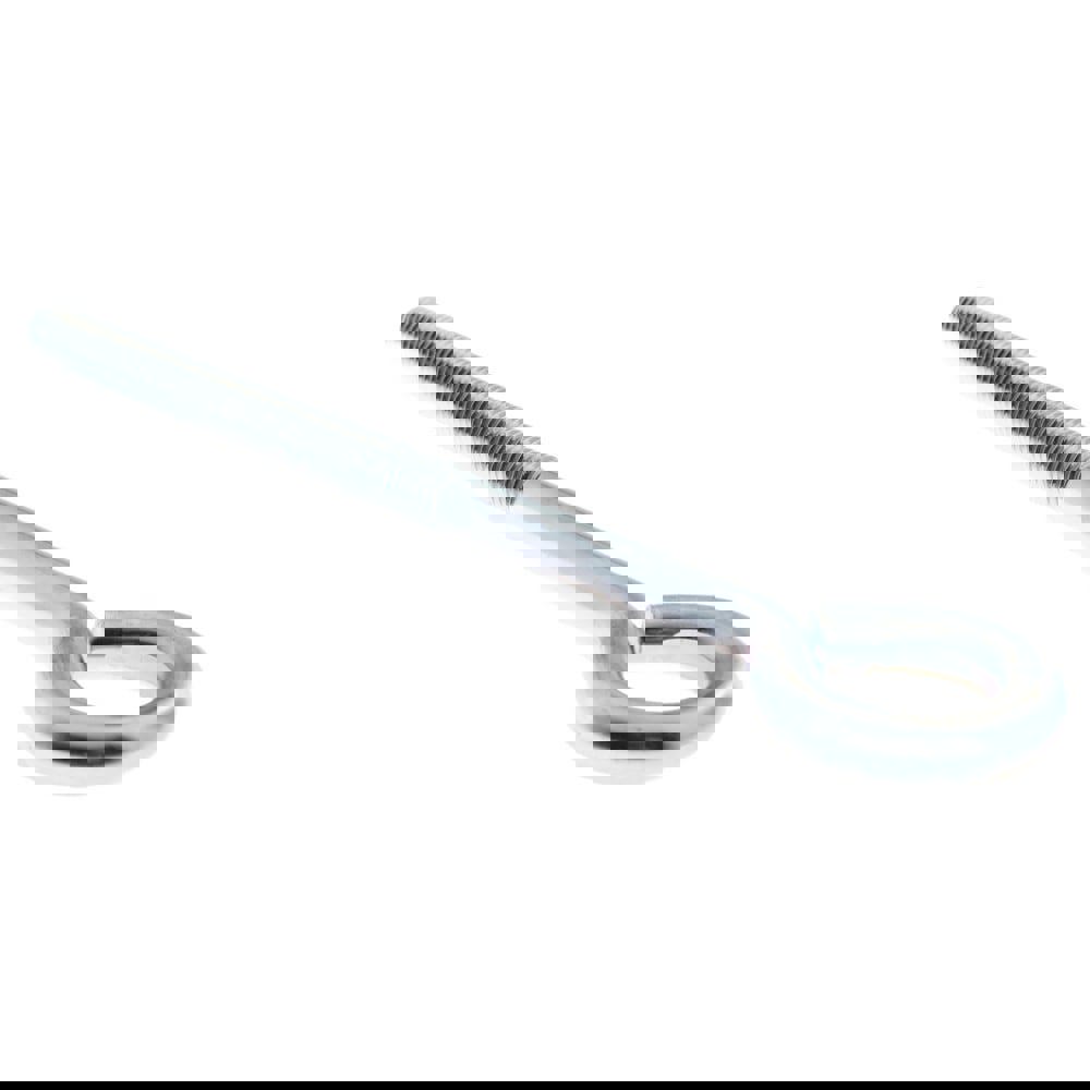 3/8-16, Zinc-Plated Finish, Steel Wire Turned Open Eye Bolt